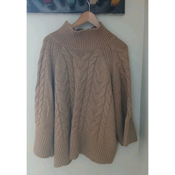 Banana Republic Cavo Flare Sleeve Cable Knit Sweater - Picture 1 of 11